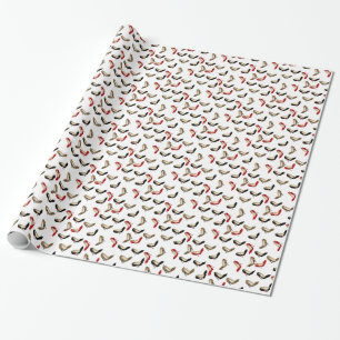 Cadeau Papier d'emballage de talons hauts stylets à la