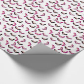 Cadeau Papier d'emballage de talons hauts stylets roses (Coin)