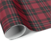 Cadeau Papier d'emballage de tartan (Coin rond)