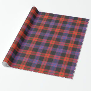 Cadeau Papier d'emballage de tartan Brown
