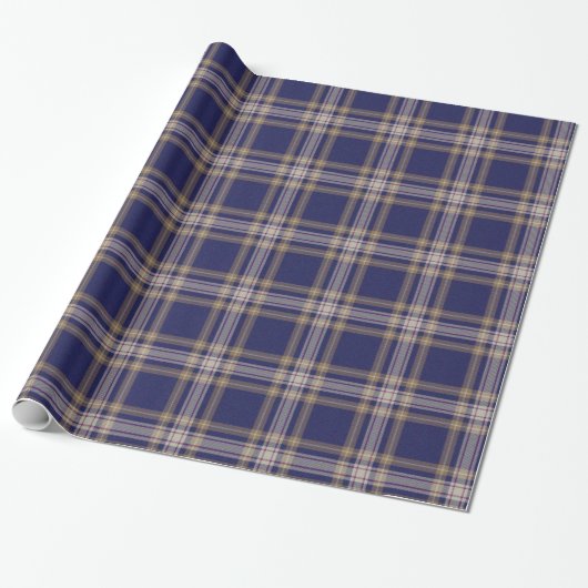 Cadeau Papier d'emballage de tartan de Baker (Déroulé)
