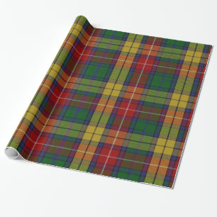 Cadeau Papier d'emballage de tartan de Buchanan