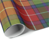 Cadeau Papier d'emballage de tartan de Buchanan (Coin rond)