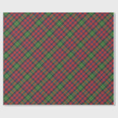 Cadeau Papier d'emballage de tartan de Carter (Plat)