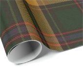 Cadeau Papier d'emballage de tartan de Frew (chasse) (Coin rond)