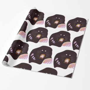 Cadeau Papier d'emballage de taupe