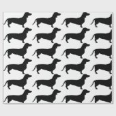 Cadeau Papier d'emballage de teckel (Plat)