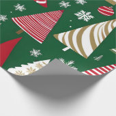 Cadeau papier d'emballage de terre de noël (Coin)