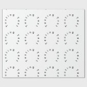 Cadeau Papier d'emballage de test (Plat)