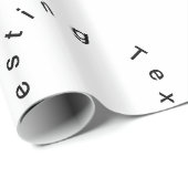 Cadeau Papier d'emballage de test (Coin rond)