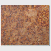 Cadeau Papier d'emballage de texture de rouille (Plat)