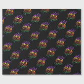 Cadeau Papier d'emballage de thème de musique (Plat)