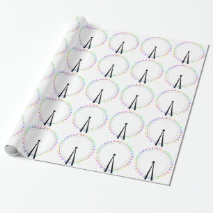 Cadeau Papier d'emballage de thème d'oeil de Londres
