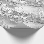 Cadeau Papier d'emballage de thème monochrome de Noël (Coin)