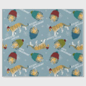 Cadeau Papier d'emballage de tigre (Plat)