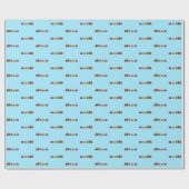 Cadeau Papier d'emballage de train actuel (Plat)