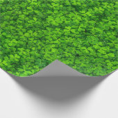 Cadeau Papier d'emballage de trèfle vert (Coin)