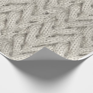 Cadeau Papier d'emballage de tricotage de motif