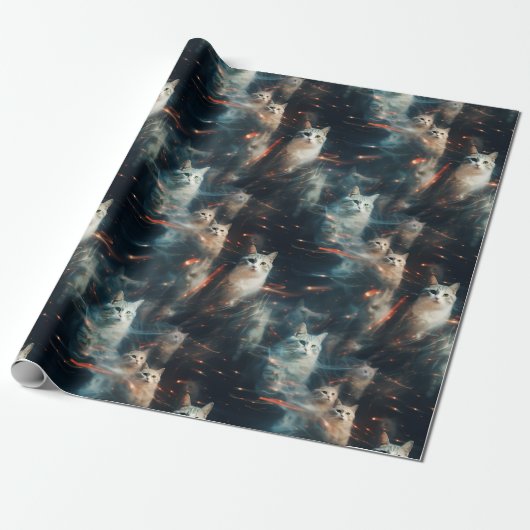 Cadeau Papier d'emballage de vacances (Déroulé)