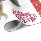 Cadeau Papier d'emballage de vacances de berger allemand (Coin rond)