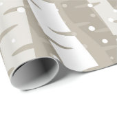 Cadeau Papier d'emballage de vacances de Noël d'arbre de (Coin rond)