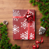 Cadeau Papier d'emballage de vacances d'hiver