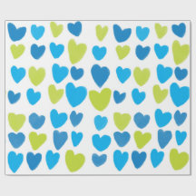 Papier d'emballage de vacances Joyful Heart