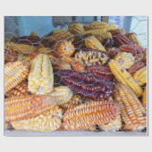 Cadeau Papier d'emballage de variétés péruviennes de maïs (Plat)