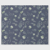 Cadeau Papier d'emballage de verdure florale (Plat)