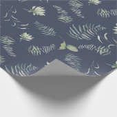 Cadeau Papier d'emballage de verdure florale (Coin)