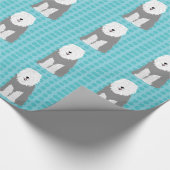 Cadeau Papier d'emballage de vieux chien de berger (Coin)