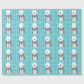 Cadeau Papier d'emballage de vieux chien de berger (Plat)