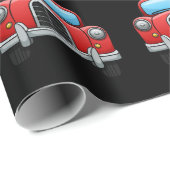 Cadeau Papier d'emballage de voiture classique (Coin rond)