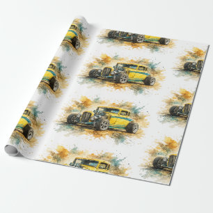 Cadeau Papier d'emballage de voiture de muscle américaine