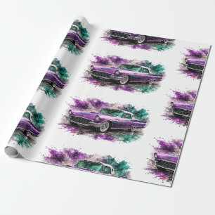 Cadeau Papier d'emballage de voiture de muscle américaine