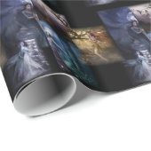 Cadeau Papier d'emballage de Wiccan (Coin rond)