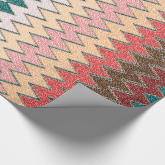 Cadeau Papier d'emballage de zigzag de Chevron de (Coin)