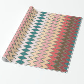 Cadeau Papier d'emballage de zigzag de Chevron de (Déroulé)