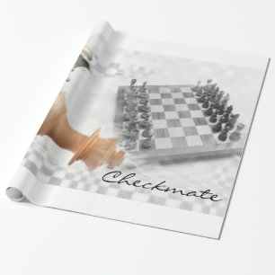 Cadeau Papier d'emballage d'échec et mat