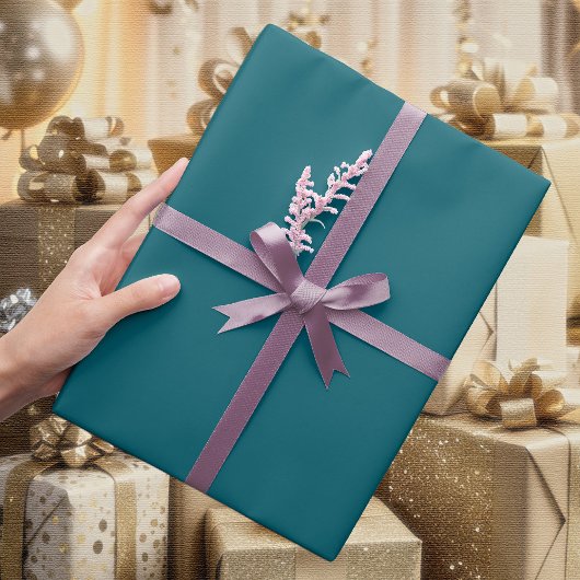 Cadeau Papier d'emballage Deep Petrol