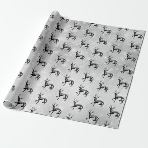 Cadeau Papier d'emballage DeerZoi Argent