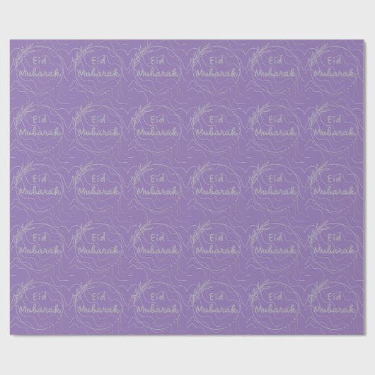 Cadeau Papier d'emballage d'Eid (Plat)