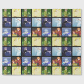 Cadeau Papier d'emballage d'éléments de style d'Anime (Plat)