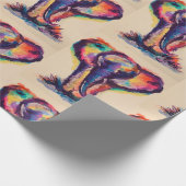 Cadeau Papier d'emballage d'éléphant d'aquarelle (Coin)