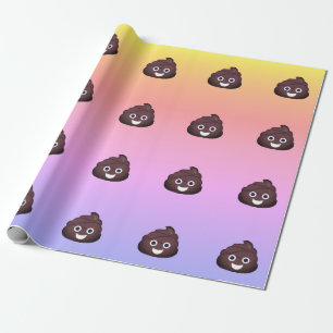 Cadeau Papier d'emballage d'Emoji de dunette folle