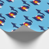 Cadeau Papier d'emballage d'ensemble du Michigan de (Coin)