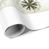 Cadeau Papier d'emballage d'Ernst Haeckel Phaeodaria (Coin rond)