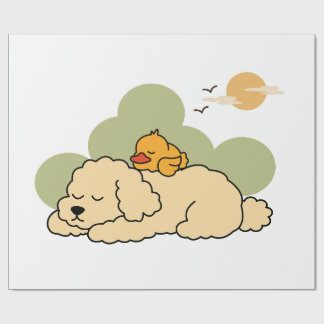 Cadeau Papier d'emballage des amis de la sieste