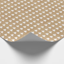 Papier d'emballage des arbres de Noël de Papier