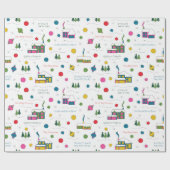 Cadeau Papier d'emballage des compétences d'adaptation de (Plat)